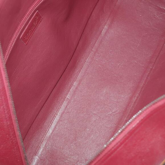 CHANEL Matelasse Boston Bag Caviar Skin Red CC - Picture 10 of 16